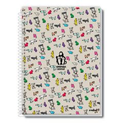 Caderno Tilibra Brochura Costurado Capa Dura Luccas Neto 80 fls 5 unid