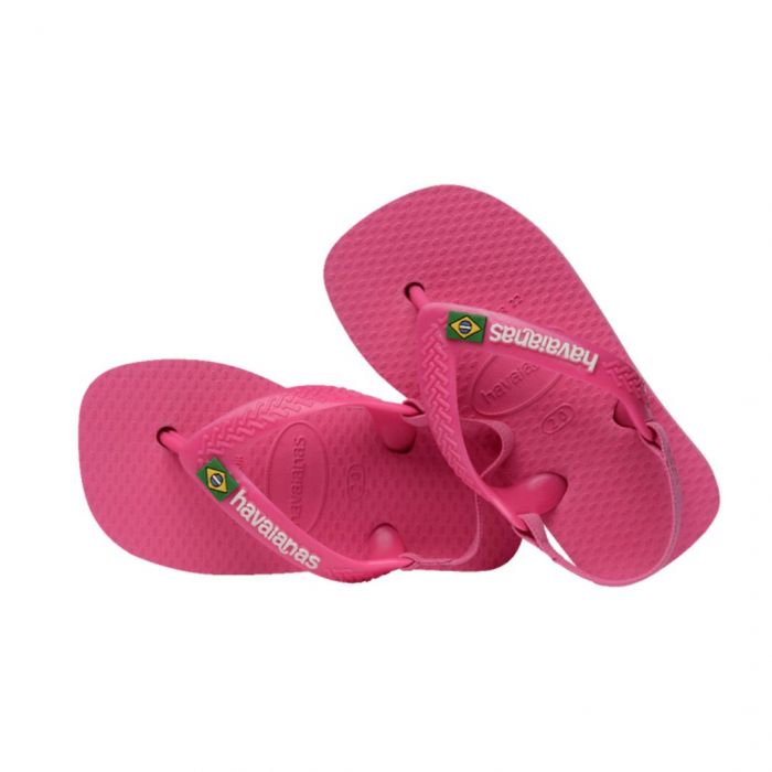 Havaianas Baby Brasil Logo Rosa Flux - Mestre Havaianas